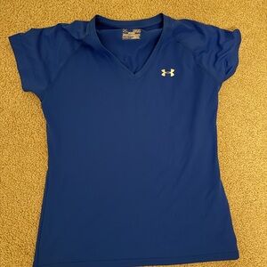 Under Armour Women's Royal Blue V-Neck Tee